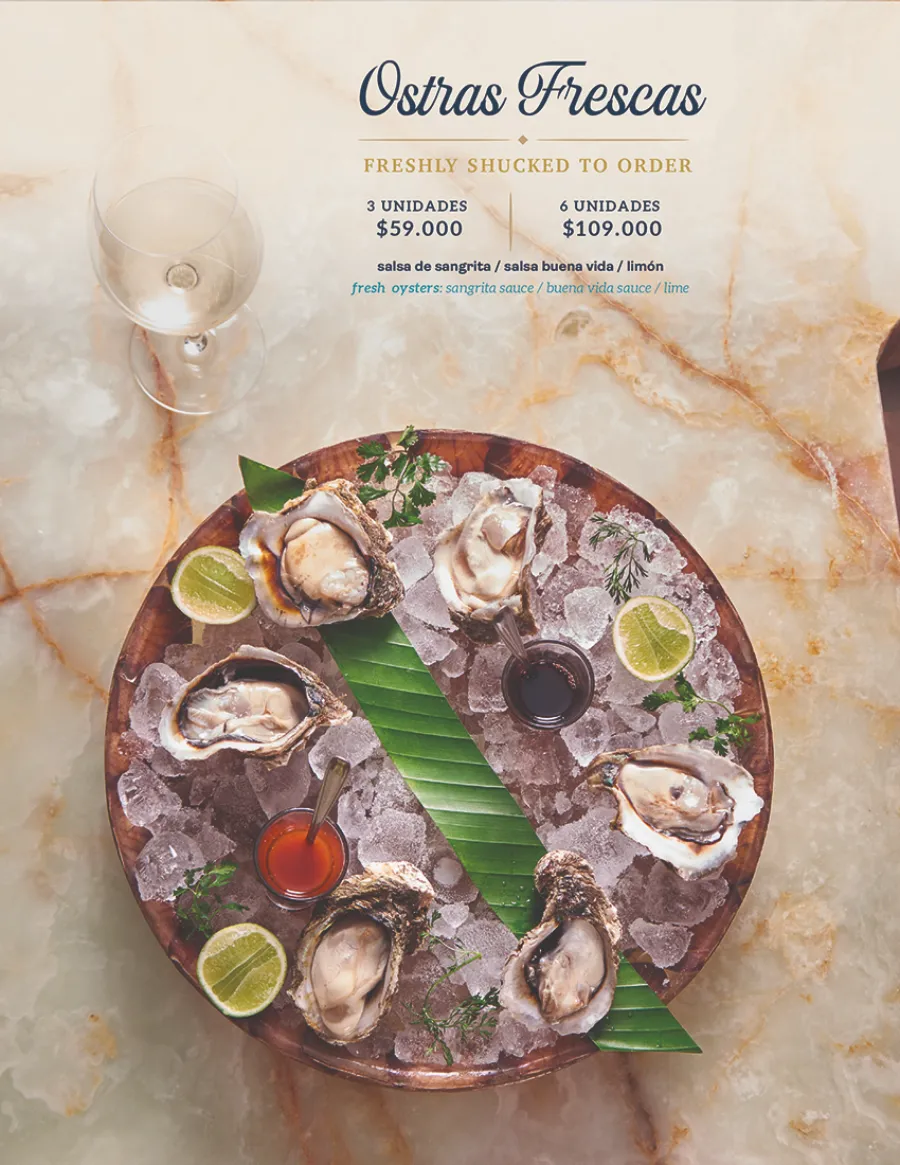Fresh oysters – Buena Vida, Cartagena